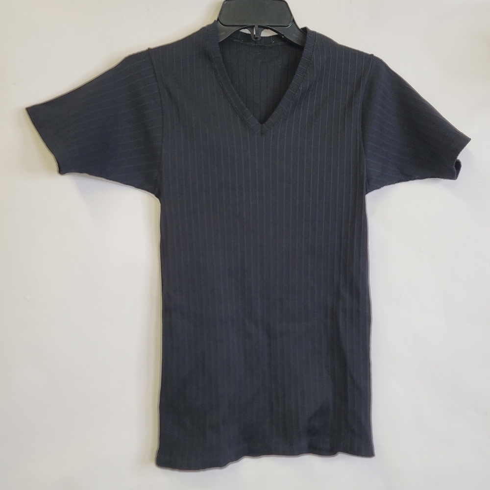 Dolce & Gabanna Ribbed V neck T-Shirt